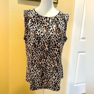 Calvin Klein Animal Print Tank/Blouse